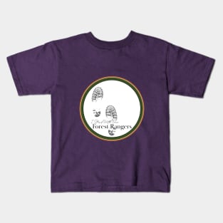I stand with our Forest Rangers National Park Service Unity Support Grey Boot Print T-Shirt Kids T-Shirt